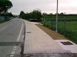 Tombinamento parziale di fosso e realizzazione marciapiede, via Vanizza- Santa Lucia di Piave 